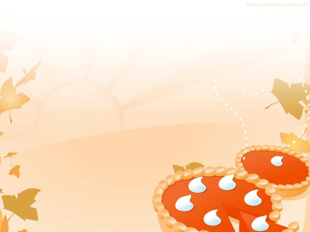 Pumpkin pie powerpoint background