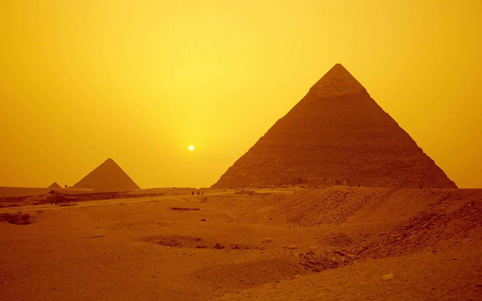 Pyramids giza egypt powerpoint background