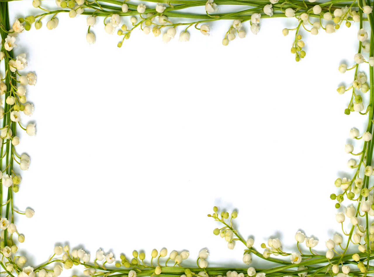Real Floral Frame powerpoint background