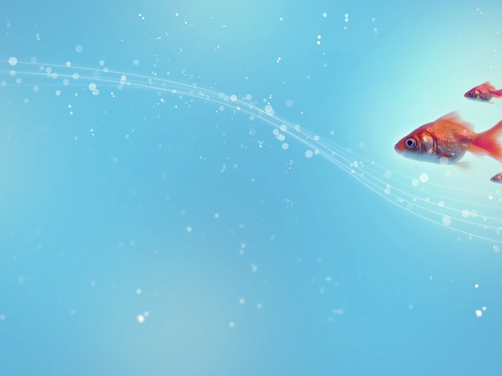 Style fish abstract powerpoint background