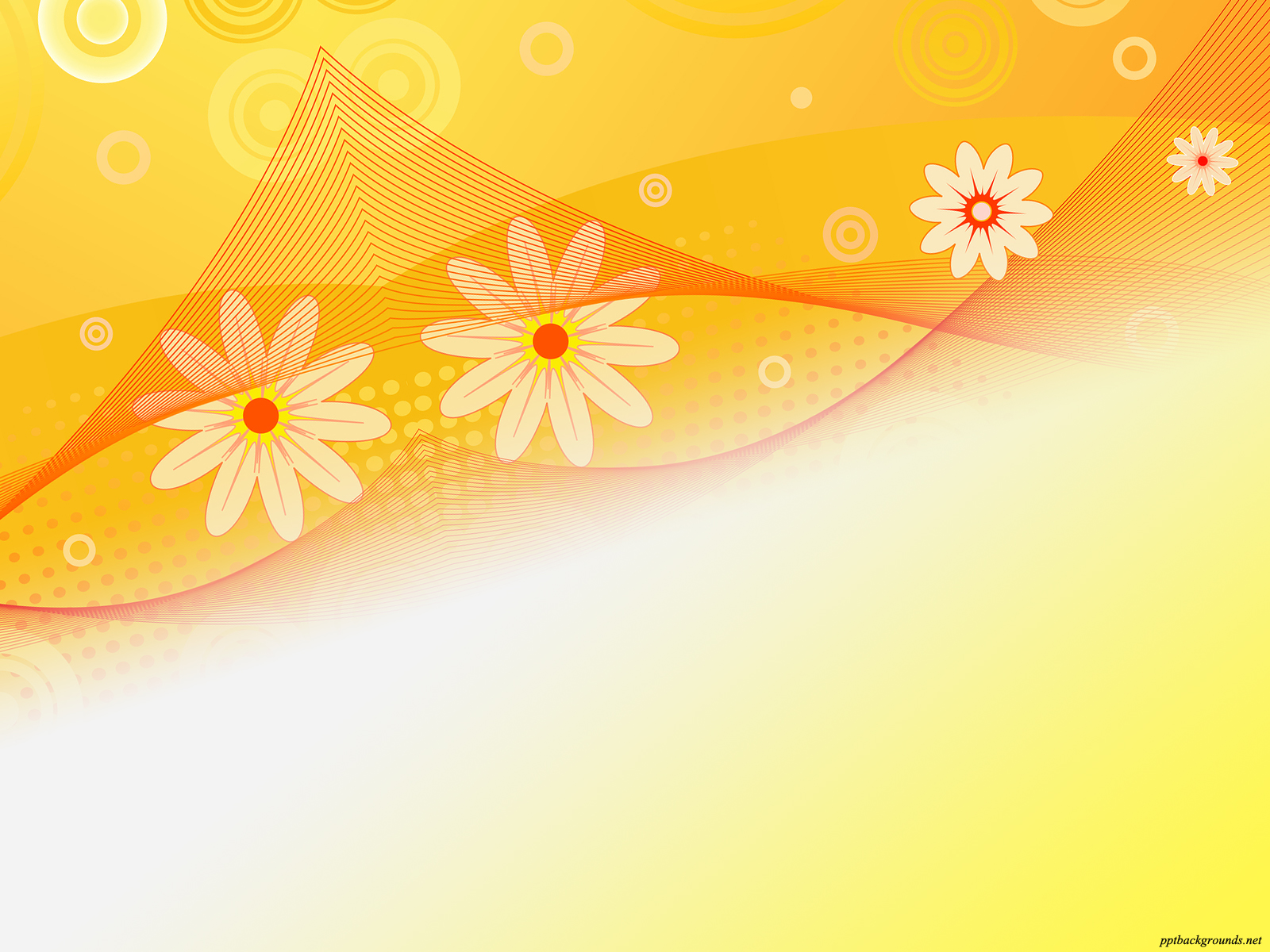 Sunflower Abstract Beauty powerpoint background