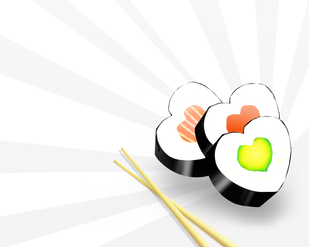 Sushi Love powerpoint background