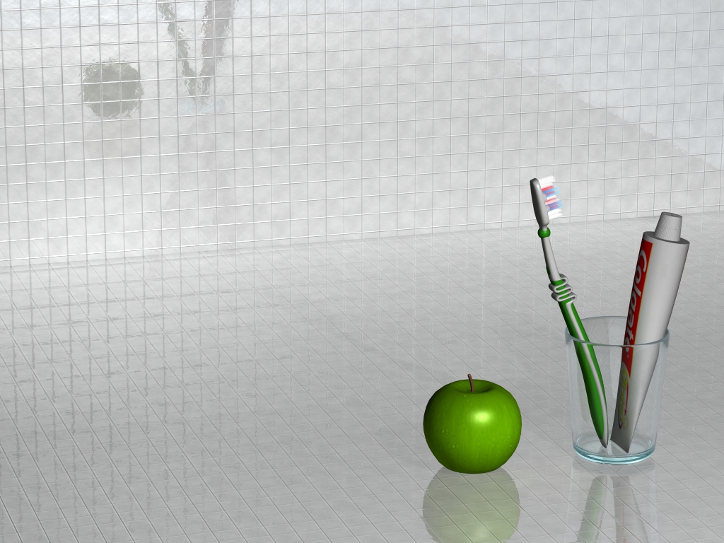 Tooth Brush powerpoint background