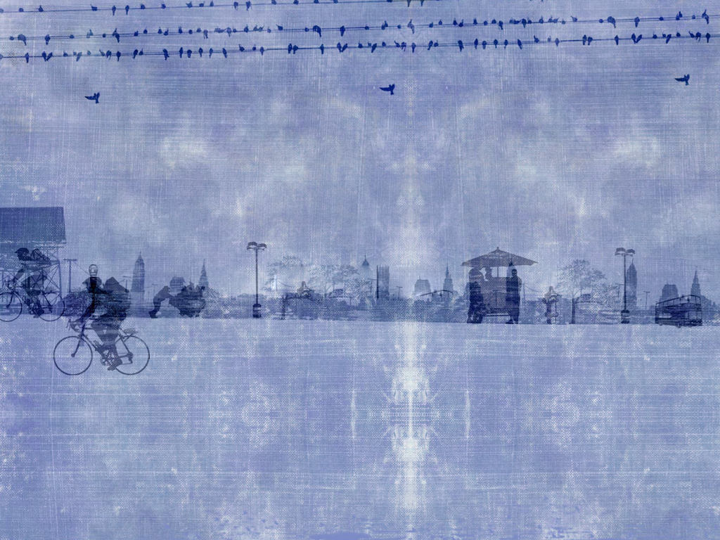 Vintage Bicycle powerpoint background