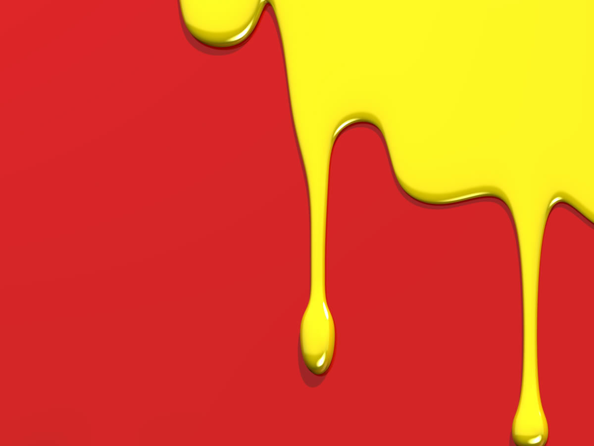 Yellow and Red Paint powerpoint background